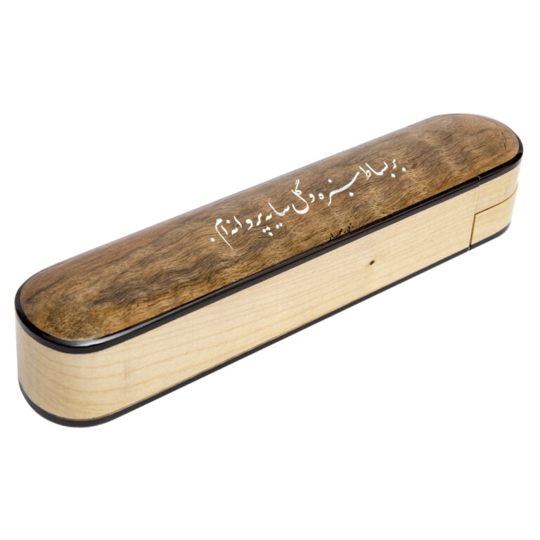 جعبه مضراب سنتور چوبي ( معمار ) ۲طبقه